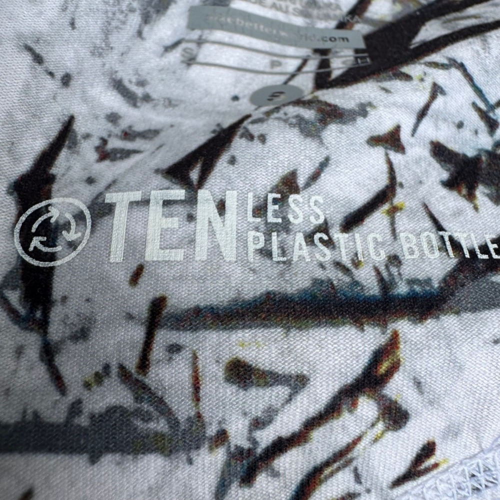 Nike Dri-FIT Abstract Splatter Print Capri Leggings Gymwear Sporty Yoga Womens S - Picture 10 of 11
